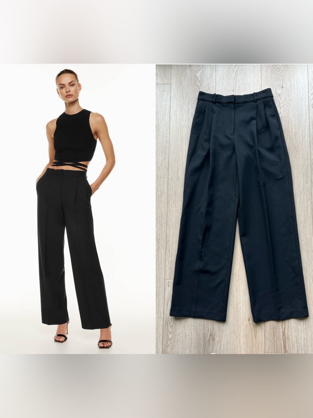 NWOTS Babaton Pleated Cotton Pant Sz 8